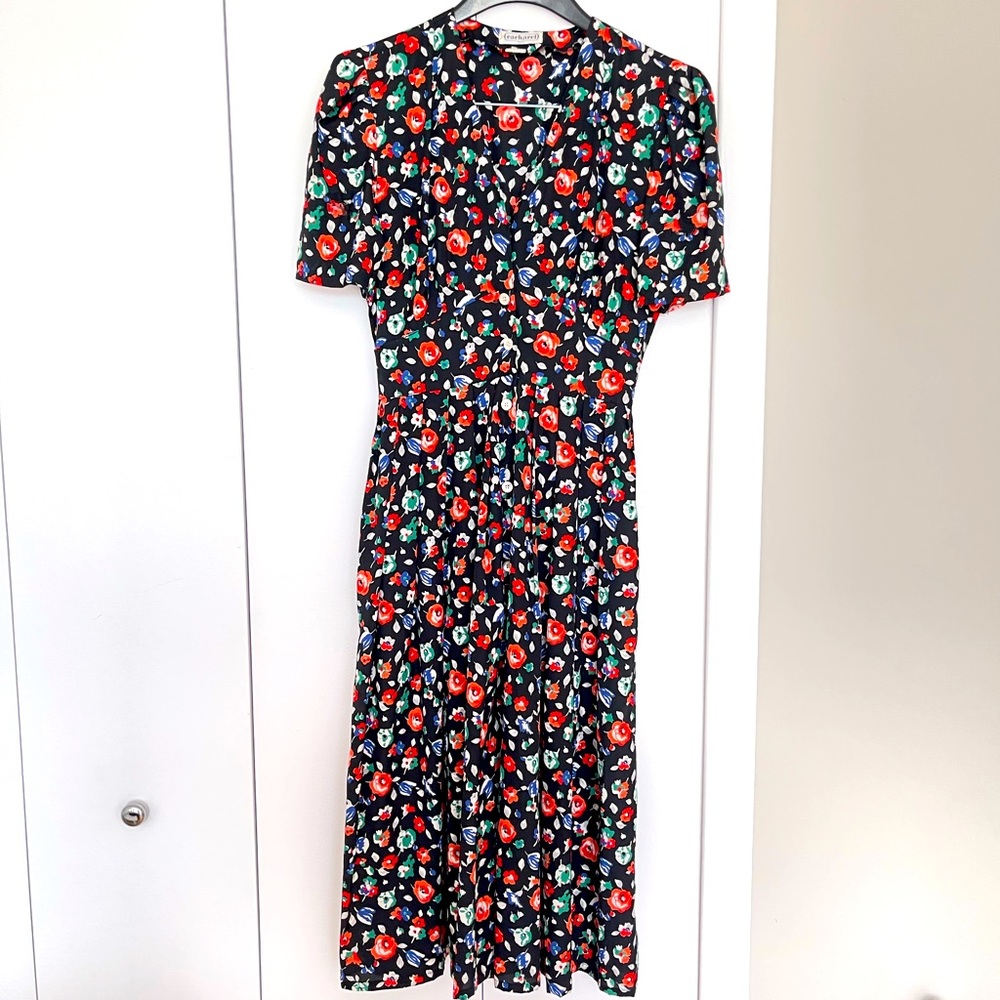Vintage Cacharel floral dress